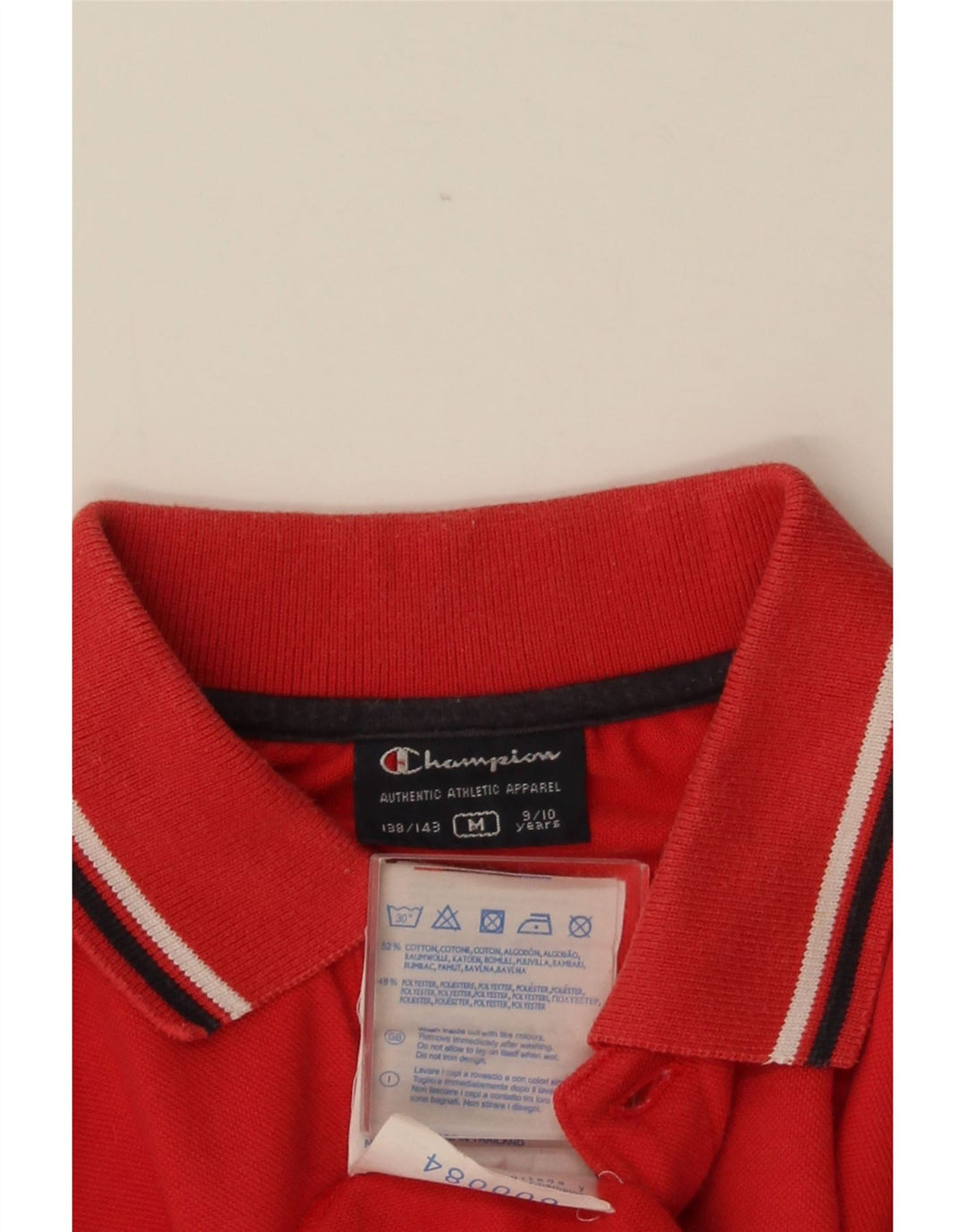 Polo Bambino CHAMPION 9-10 Anni Rosso Medio Cotone