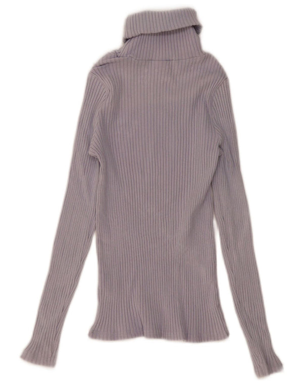 Maglione maglione collo alto per ragazze Zara 11-12 anni in cotone viola