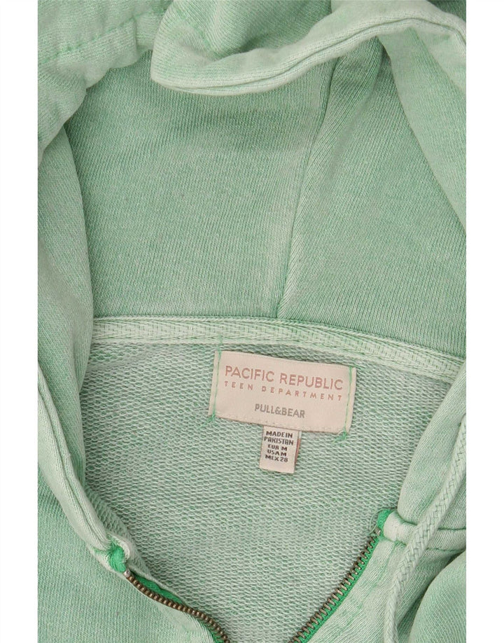 Maglione con cappuccio e zip oversize da donna Pull & Bear UK 14 Verde medio