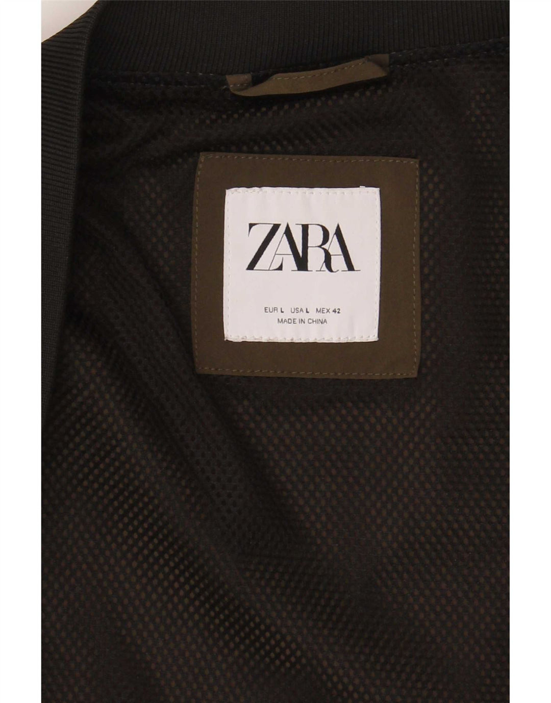 Giubbotto bomber da uomo Zara UK 40 grande color kaki