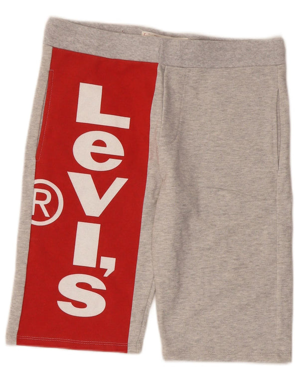 Pantaloncini sportivi con grafica Levi's per ragazzi 15-16 anni in cotone color block grigio