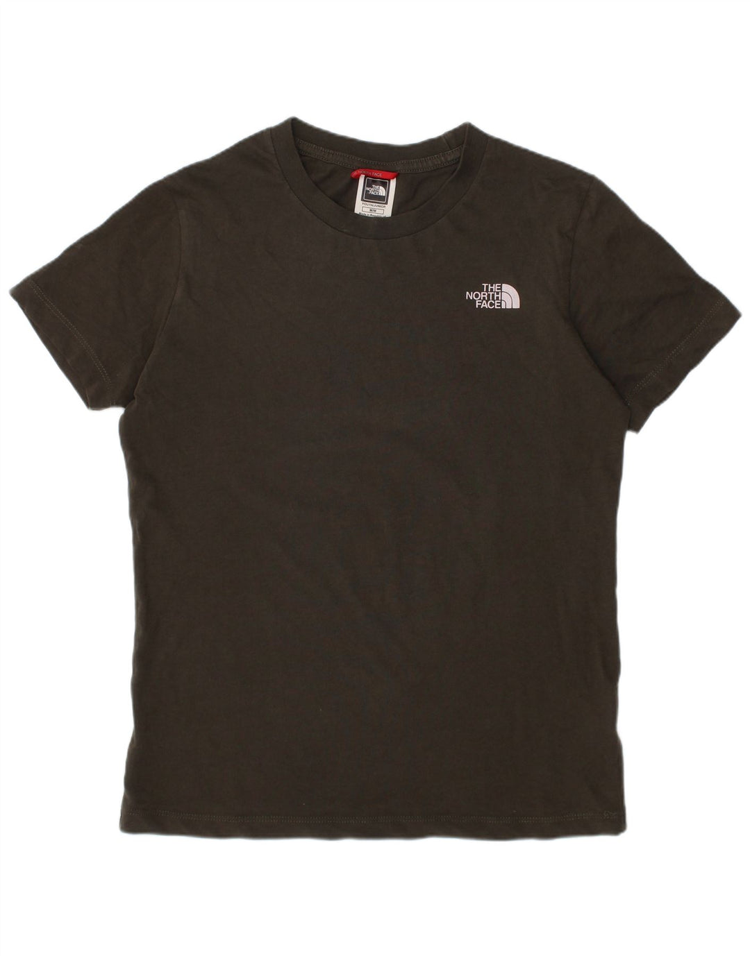 THE NORTH FACE Boys T-Shirt Top 9-10 Years Medium Green Cotton