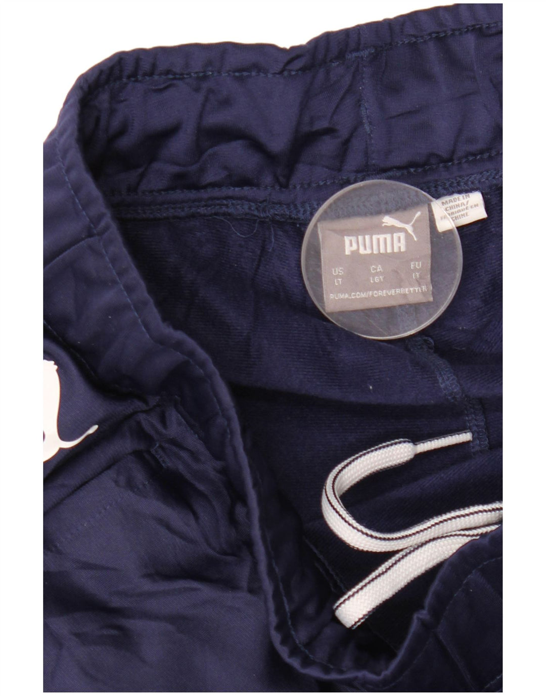 Pantaloni da tuta da uomo Puma Large Blu Navy Colorblock