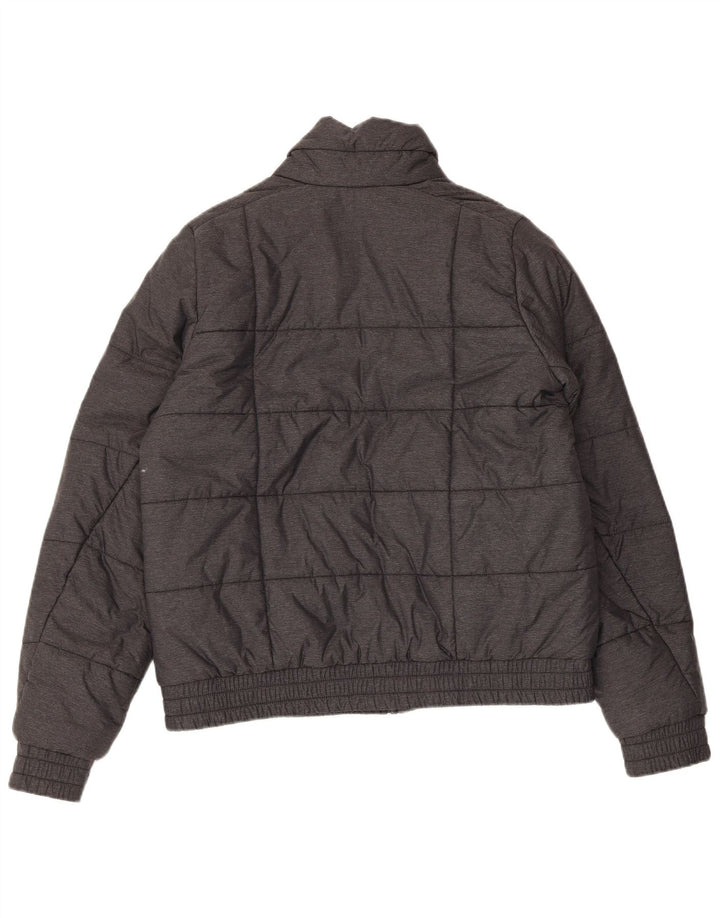 Giacca imbottita da donna Adidas UK 16/18 grande nylon grigio