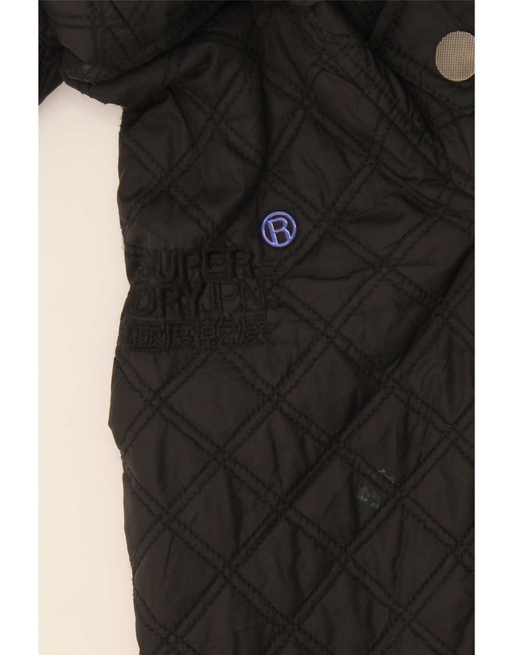 Giacca trapuntata da uomo Motorstyle Superdry UK 36 Small Poliestere nero