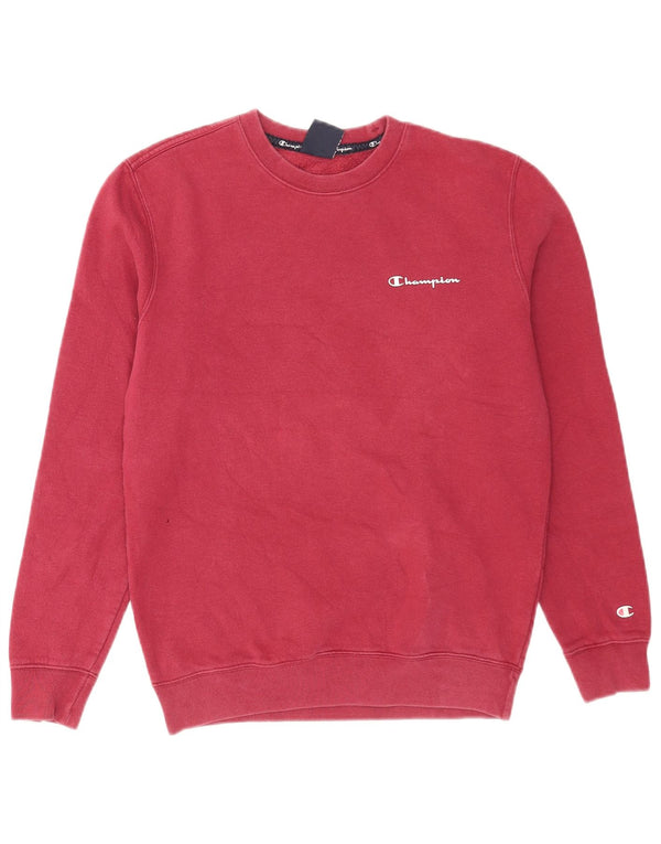 Felpa da uomo Champion maglione piccolo bordeaux