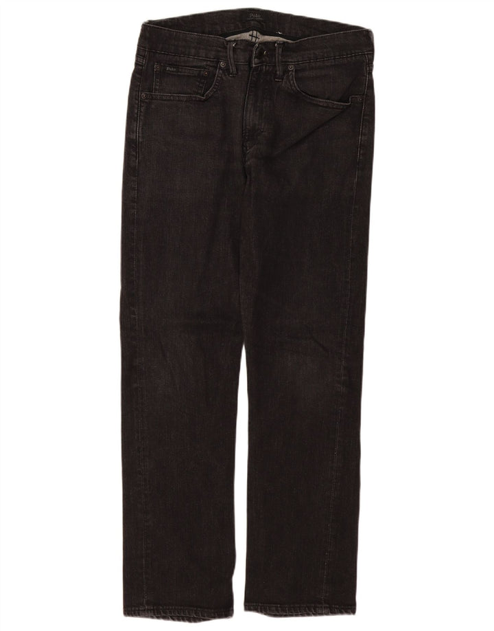 Jeans dritti da uomo Polo Ralph Lauren W30 L29 neri