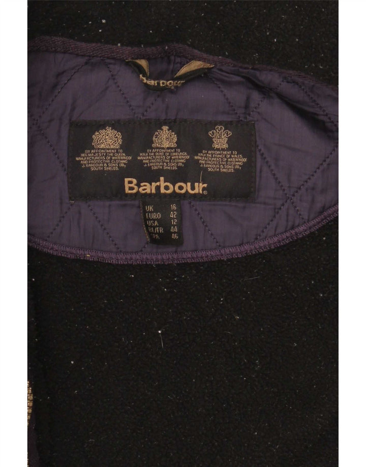 Giacca trapuntata da donna Barbour UK 16 grande blu navy