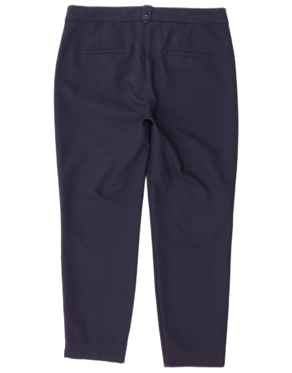 MONSOON Pantaloni corti slim da donna UK 12 Medi W32 L25 Blu navy