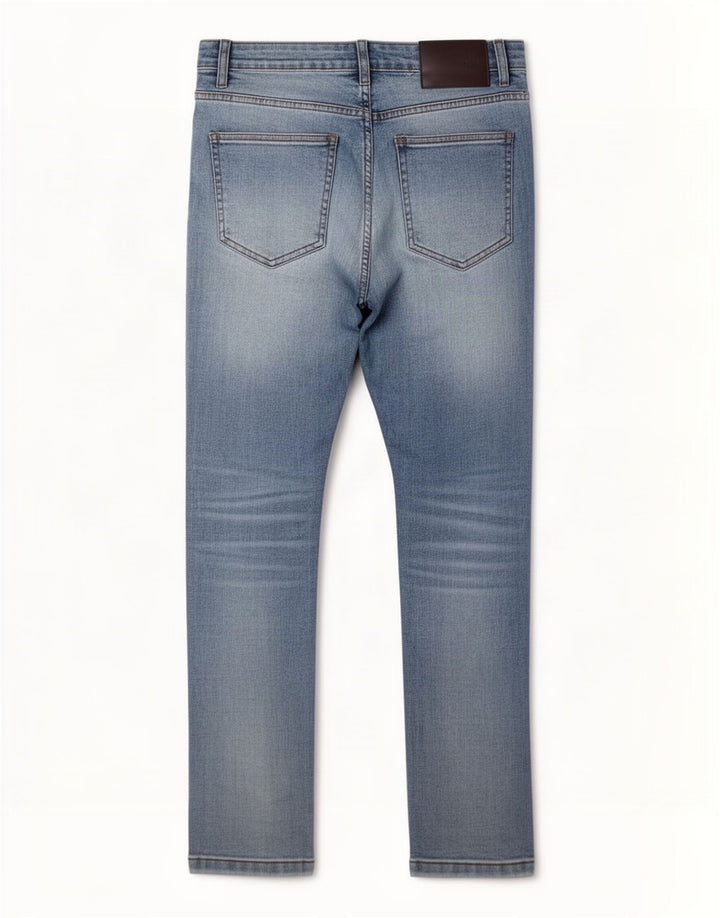 Jeans slim da uomo Zara EU 42 Large W32 L27 Cotone blu