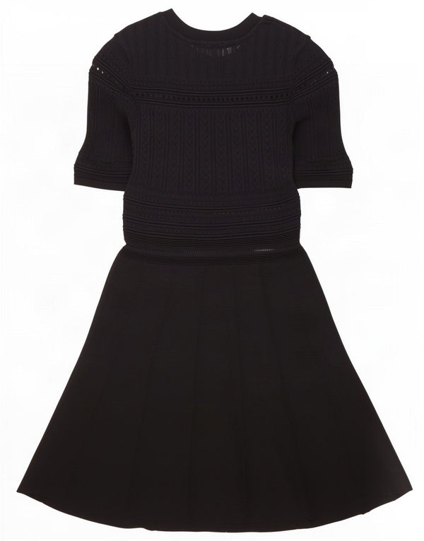 Abito maglione Zara da donna UK 14 grande nero