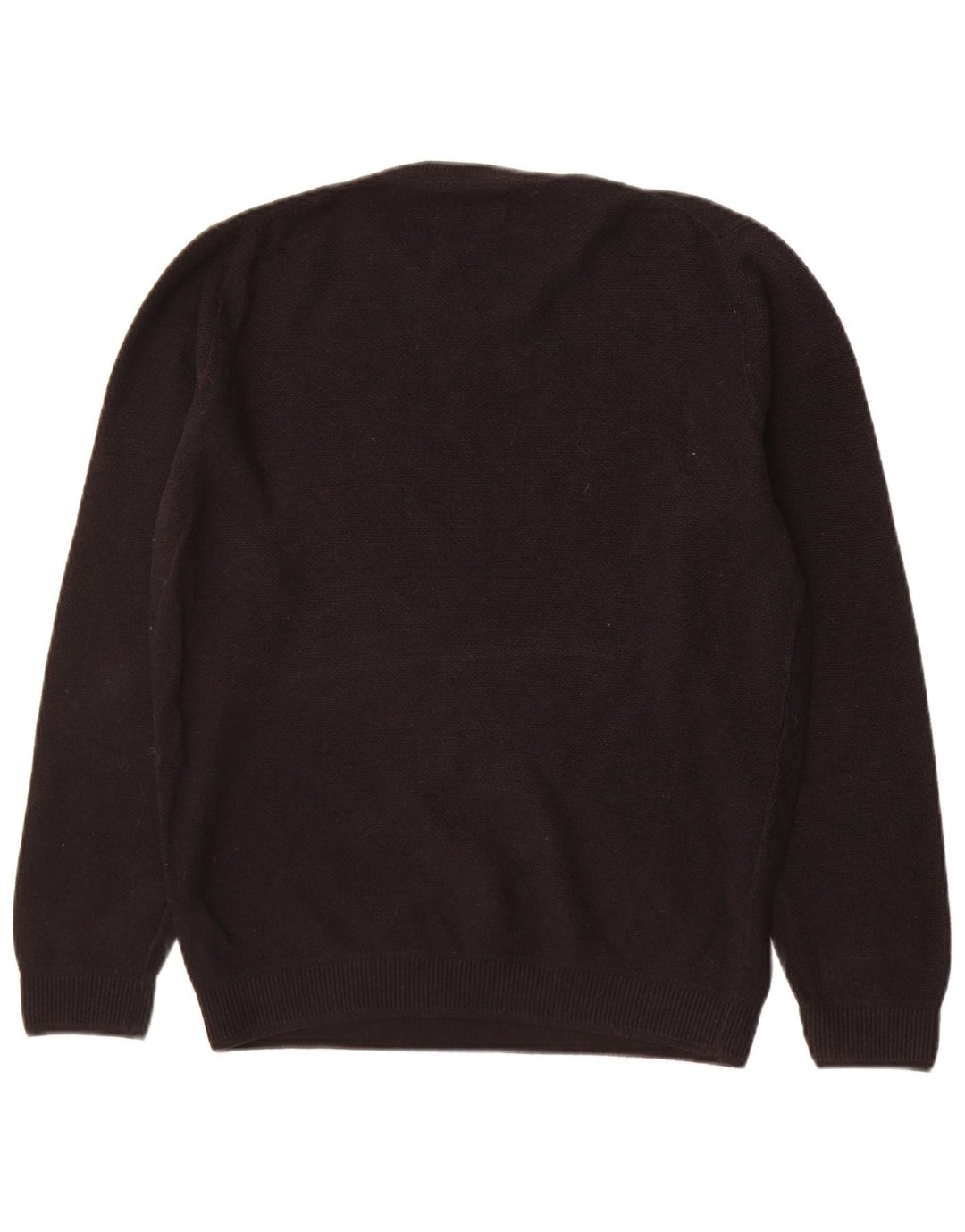 Maglione maglione girocollo da uomo Massimo Dutti piccolo cotone nero