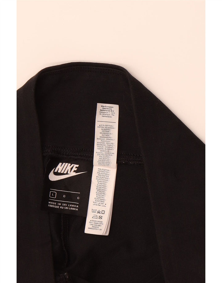 NIKE Womens Graphic Leggings UK 14 Large Black Cotton Vintage Nike and Second-Hand Nike from Messina Hembry 