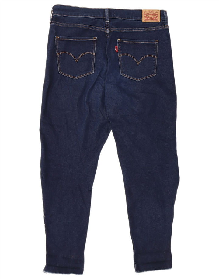 Jeans Levi's 315 cropped da donna W29 L25 cotone blu navy