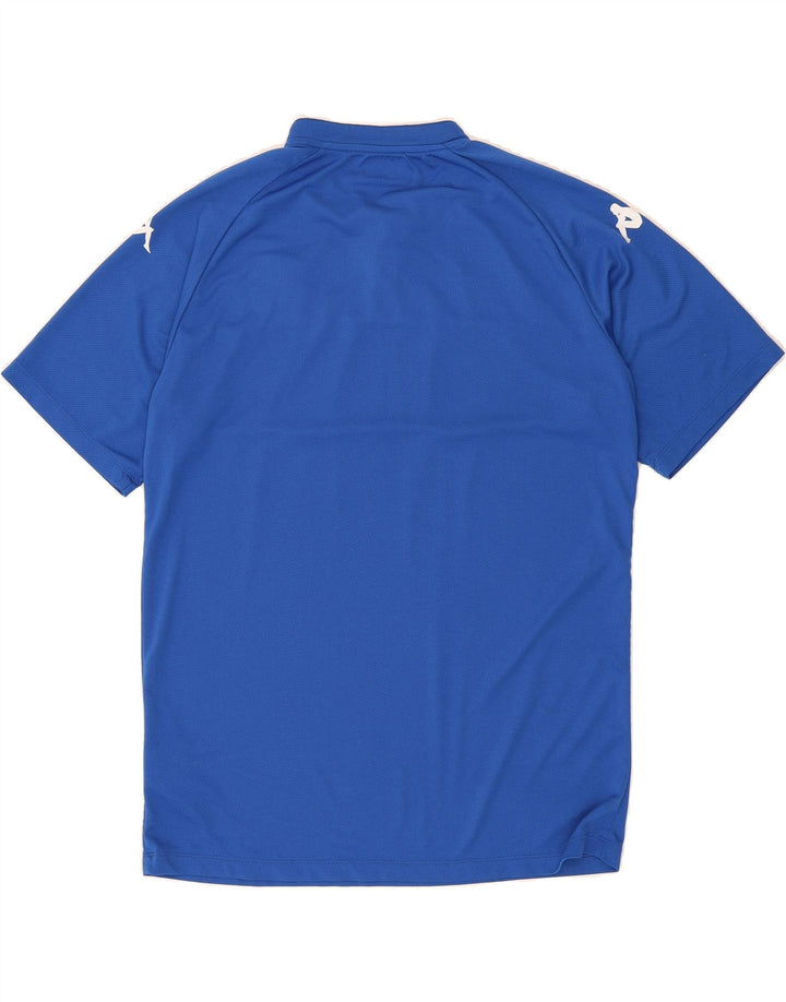 KAPPA Mens T-Shirt Top 2XL Blue Colourblock Polyester Vintage Kappa and Second-Hand Kappa from Messina Hembry 