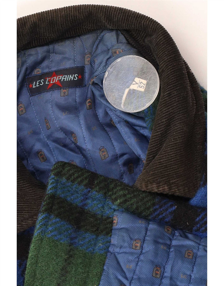 Giacca utility da uomo Les Copains IT 52 XL scozzese verde