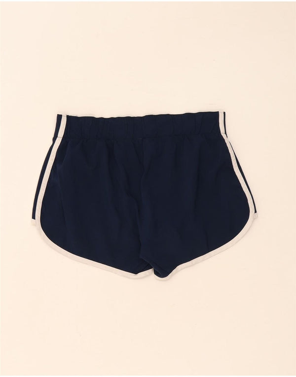 Pantaloncini sportivi Adidas da corsa da donna, vestibilità rilassata, UK 4 XS, blu navy, sportivi