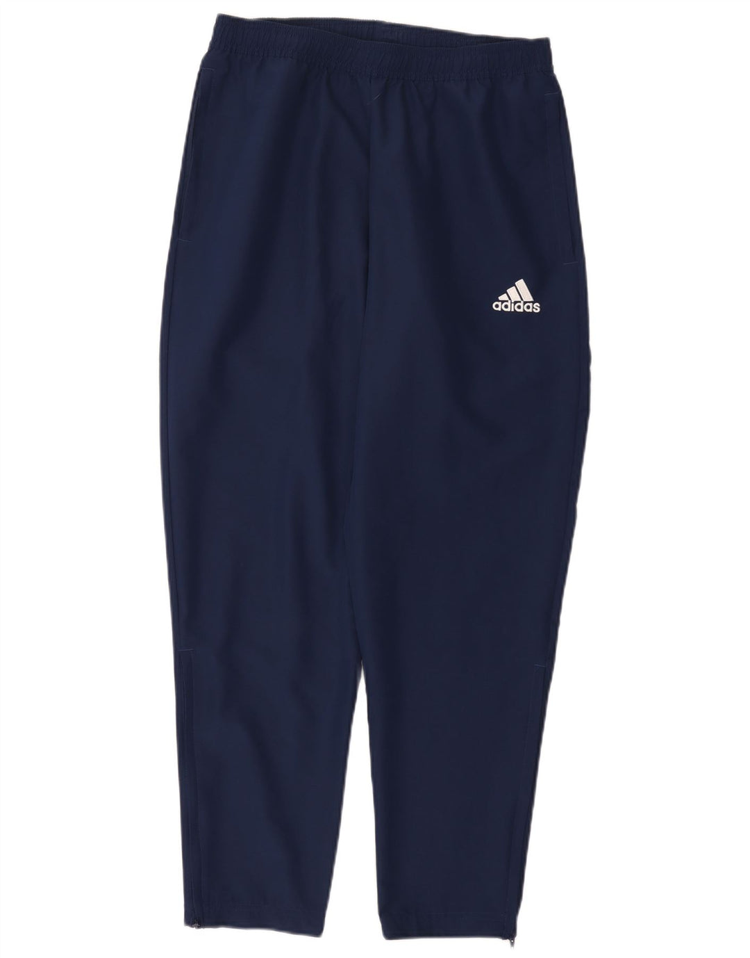 Pantaloni da tuta da uomo Adidas medi in poliestere blu navy