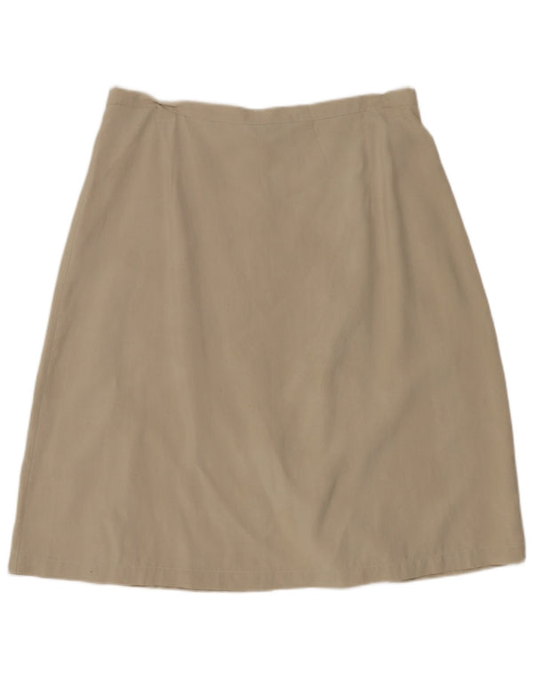 Gonna a trapezio da donna Blunauta IT 40 piccola W28 Beige Seta
