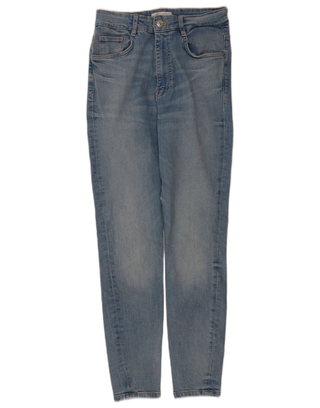 Jeans slim da donna Zara EU 38 Small W28 L28 Cotone blu