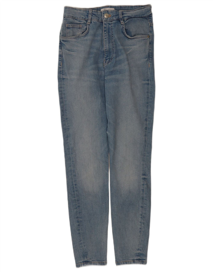 Jeans slim da donna Zara EU 38 Small W28 L28 Cotone blu