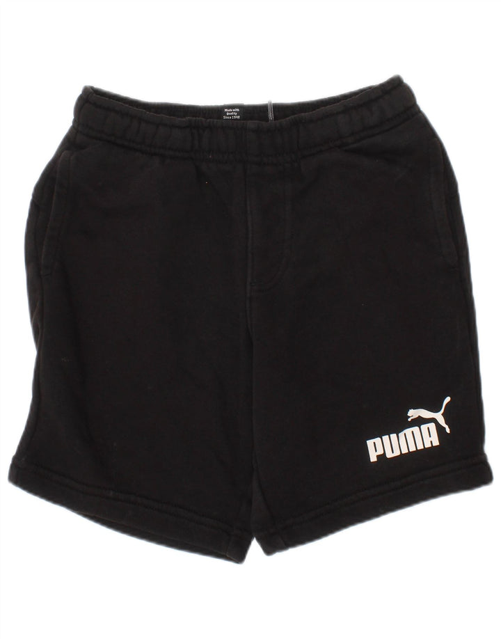 Pantaloncini sportivi PUMA da bambino 5-6 anni in cotone nero