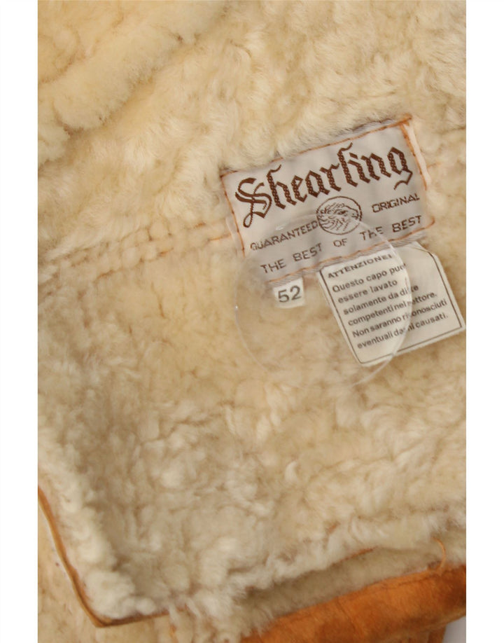 Giubbotto da uomo in montone VINTAGE IT 52 XL Shearling beige