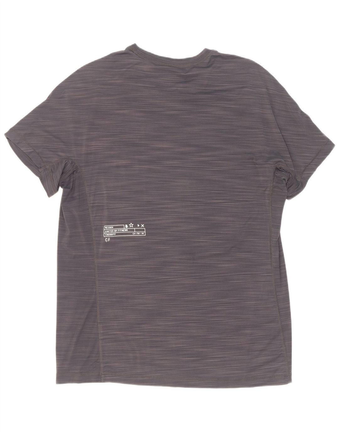 T-shirt Reebok Cross Fit da uomo XL grigia chiazzata