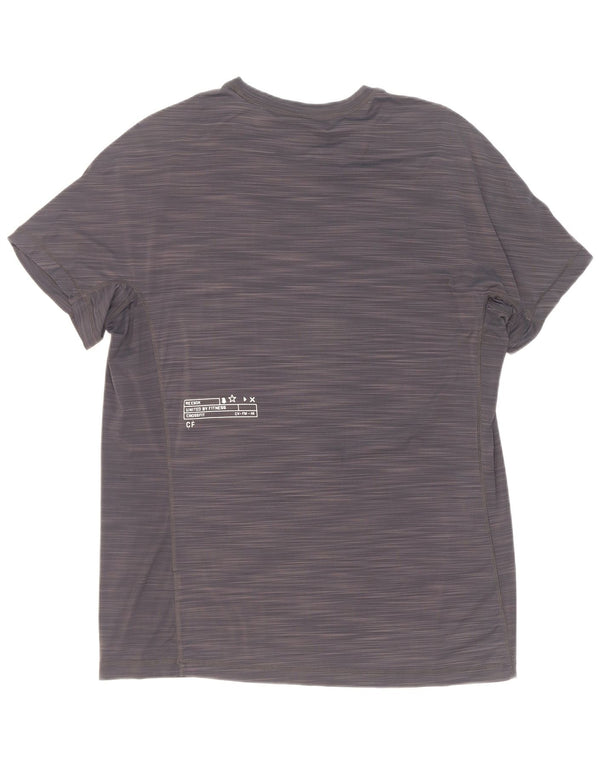 T-shirt Reebok Cross Fit da uomo XL grigia chiazzata