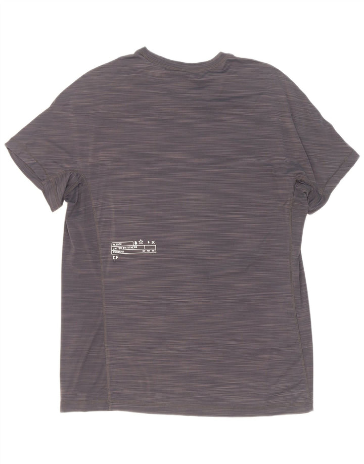 T-shirt Reebok Cross Fit da uomo XL grigia chiazzata