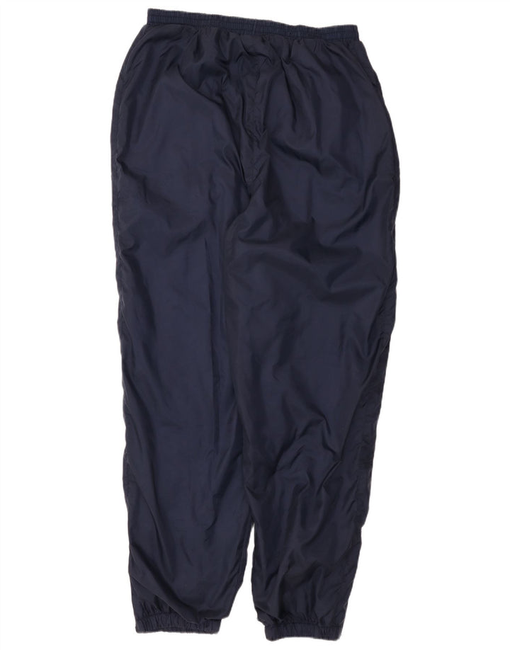 Pantaloni da tuta da uomo vintage da jogging color block medio blu navy