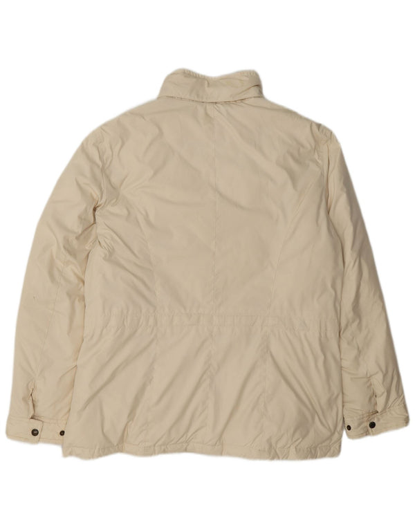 Giacca utility da donna Paul & Shark UK 18 XL classica in poliestere bianco sporco