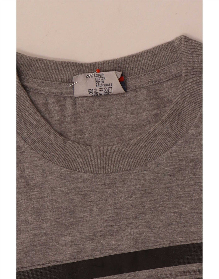Maglietta Fila da uomo Top Large in cotone grigio