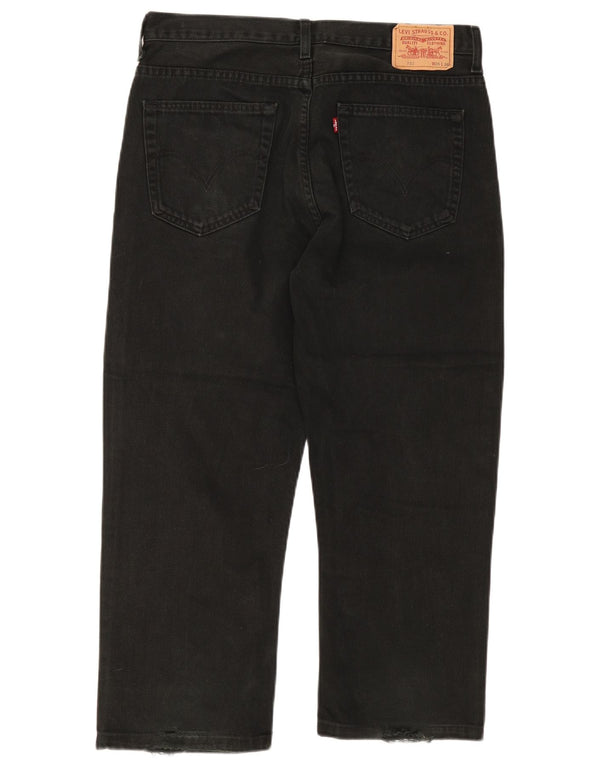 Levi's Uomo 752 Jeans dritti W36 L24 Cotone Nero