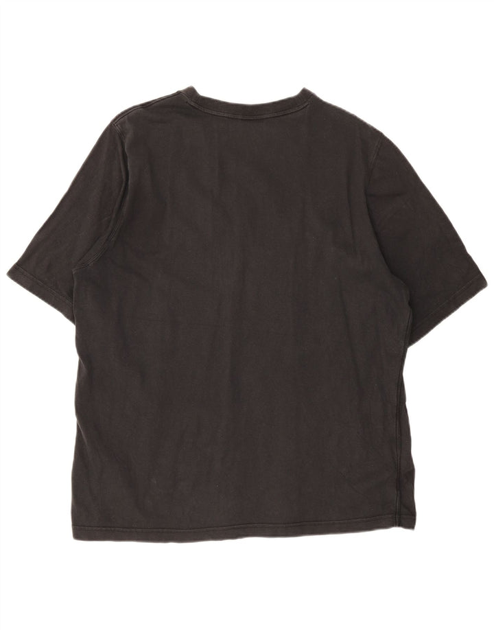 T-shirt grafica da uomo Adidas Top in cotone nero medio