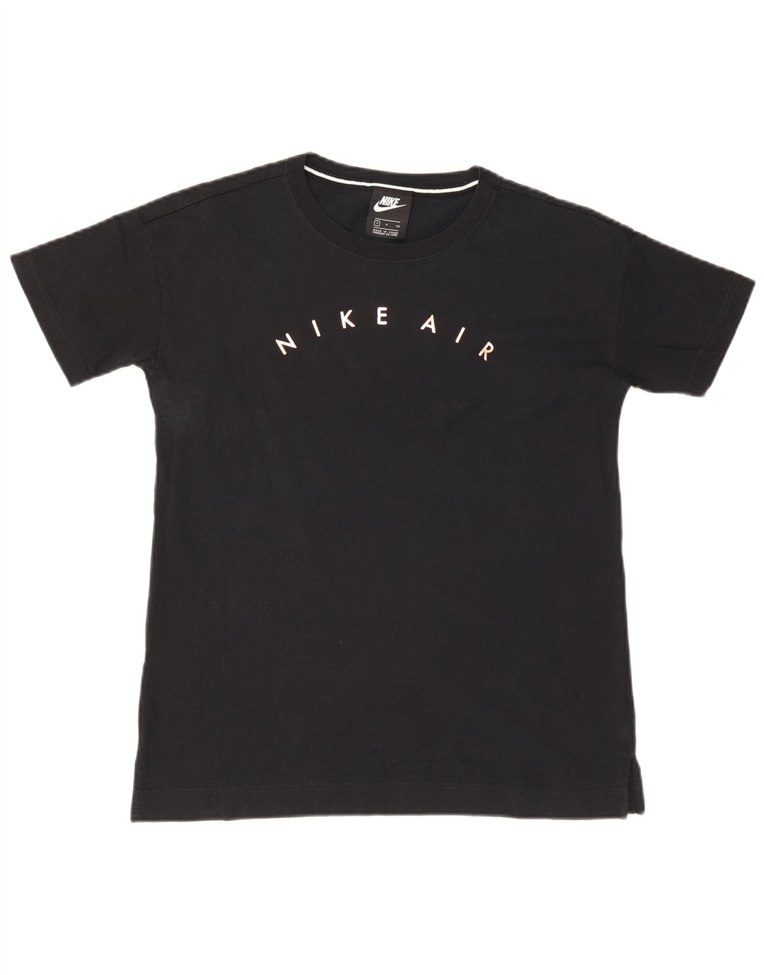 T-shirt grafica Nike Air da uomo piccola piccola nera