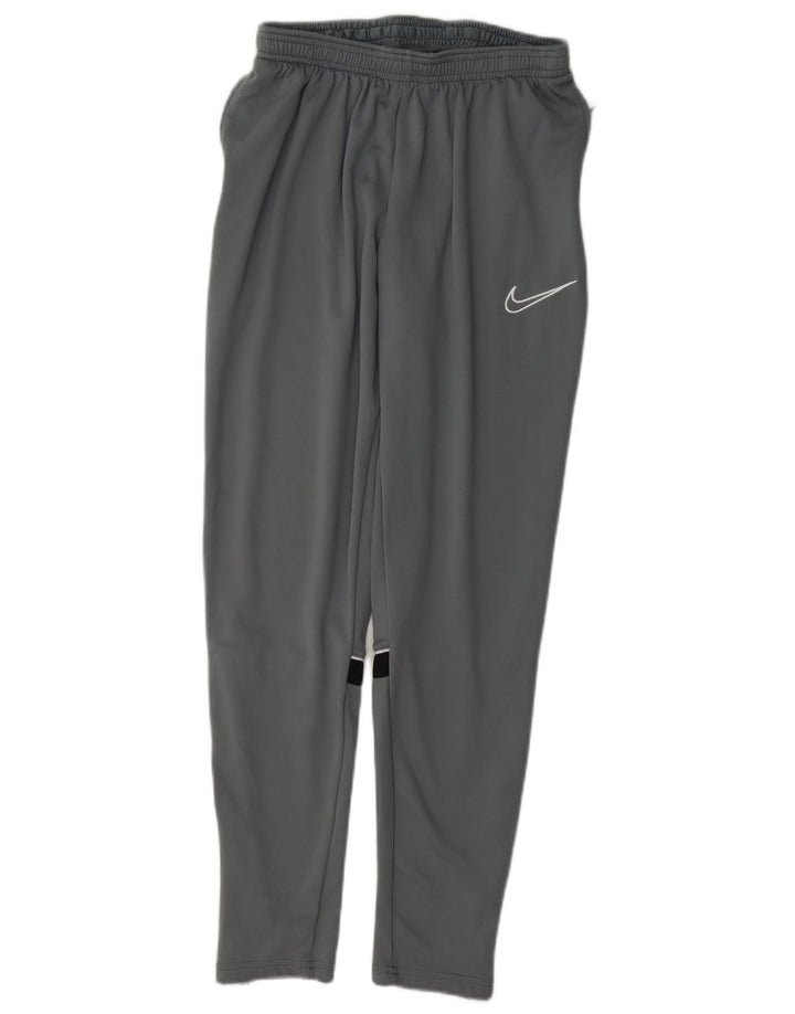 Pantaloni da tuta Nike Dri Fit da uomo in poliestere color block grigio medio