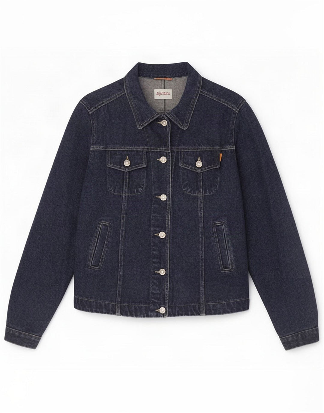 WITBOY Giacca di jeans da donna UK 18 XL Blu navy Cotone