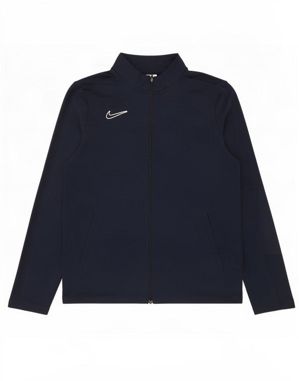 Giacca da tuta da ragazzo Nike Dri Fit Top Jacket 12-13 anni Large Blu Navy