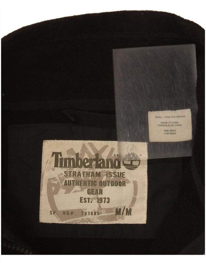 Giacca in pile da uomo Timberland UK 38 poliestere nero medio