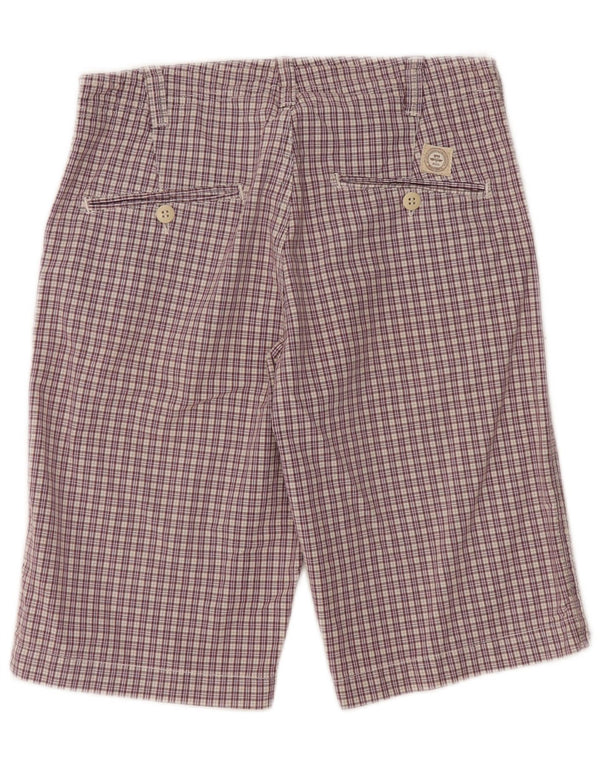 Pantaloncini casual da uomo Mason's IT 44 XS W30 Cotone a quadri viola