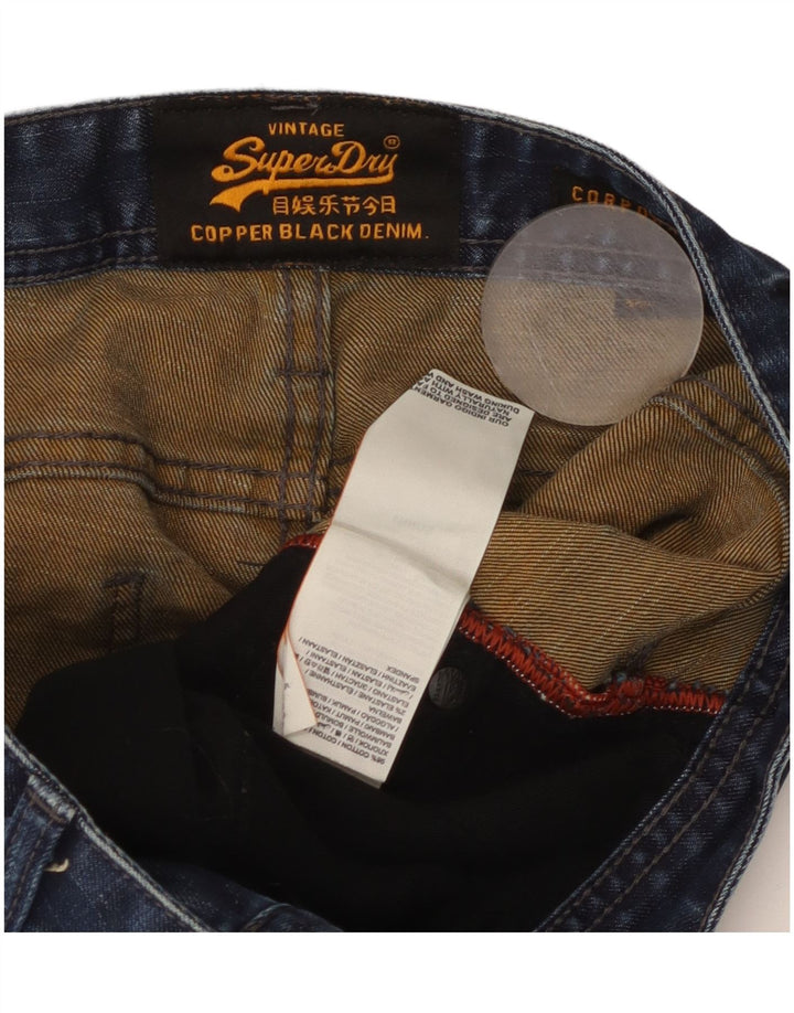 Jeans uomo corporal slim Superdry W32 L30 cotone blu