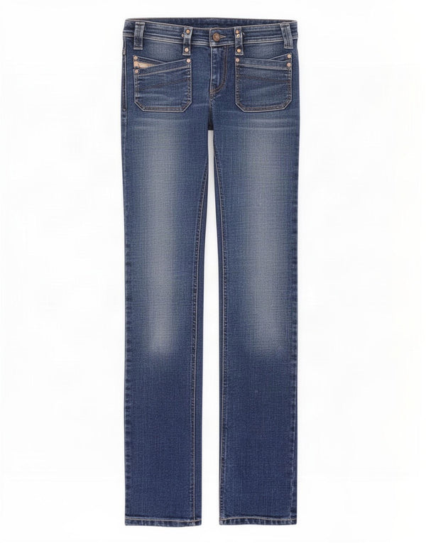 Jeans slim da donna Diesel W27 L33 Blu