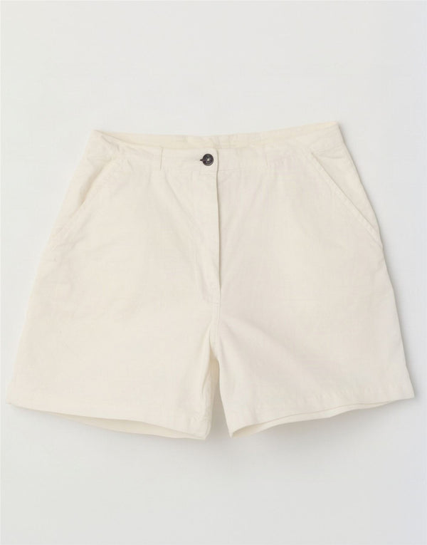 Pantaloncini chino da donna Calvin Klein W27 piccoli in cotone bianco