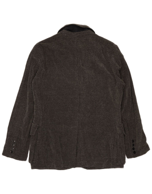 Giacca blazer da uomo Kandis & Kandis Mann UK 38 gessato medio nero