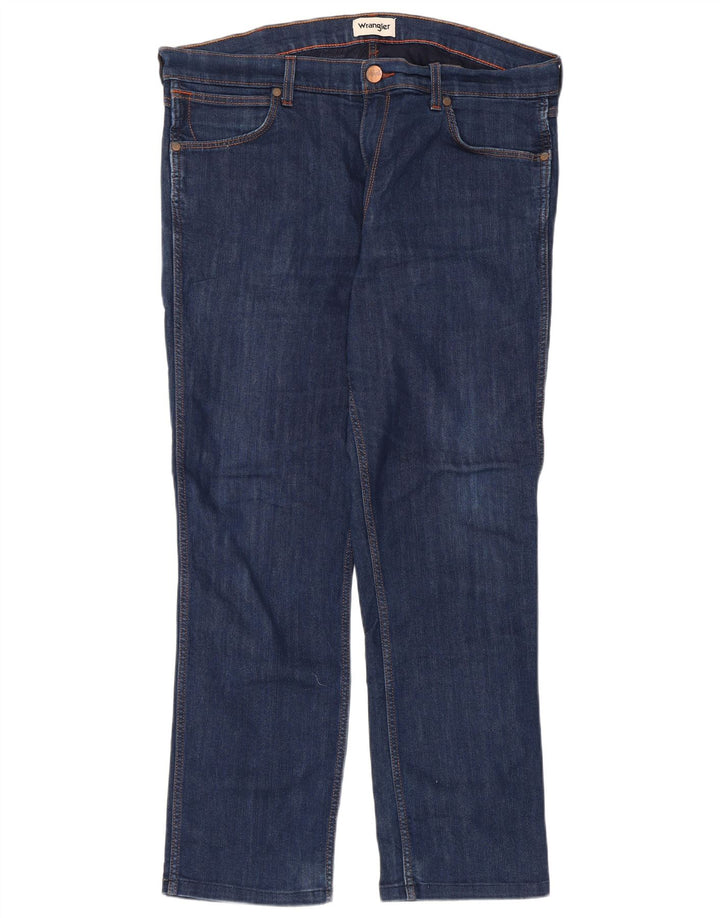 Jeans dritti da uomo Wrangler W38 L29 Blu