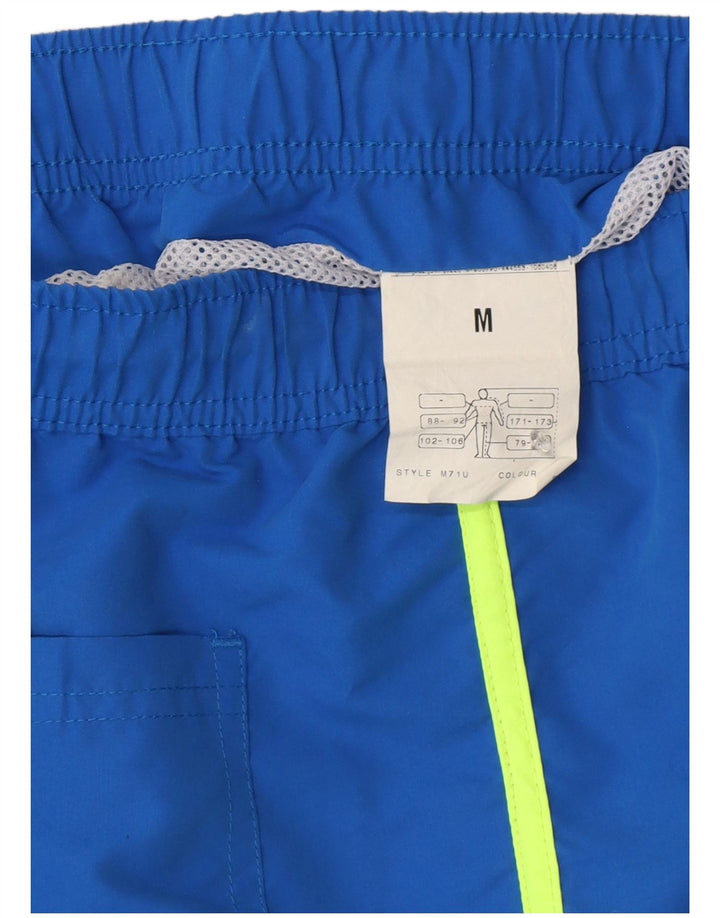 Pantaloncini da bagno da uomo Brugi in poliestere color block blu medio