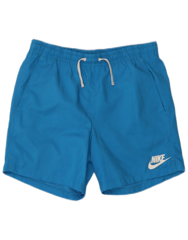 Pantaloncini da bagno da uomo NIKE piccoli blu in poliestere