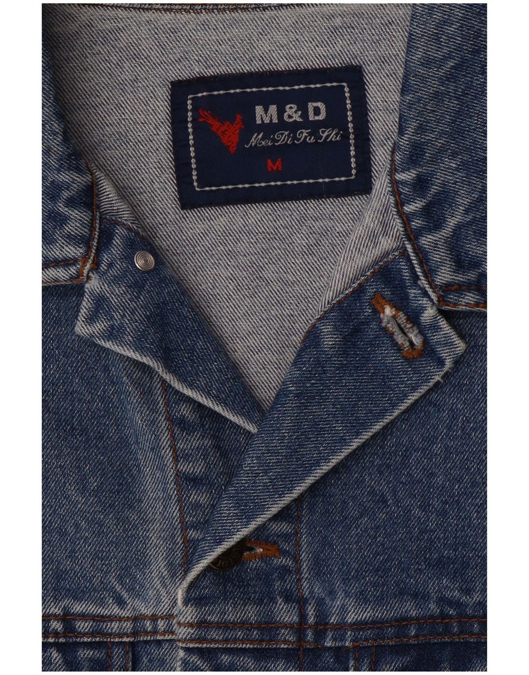 Giacca di jeans vintage da uomo UK 38 blu medio