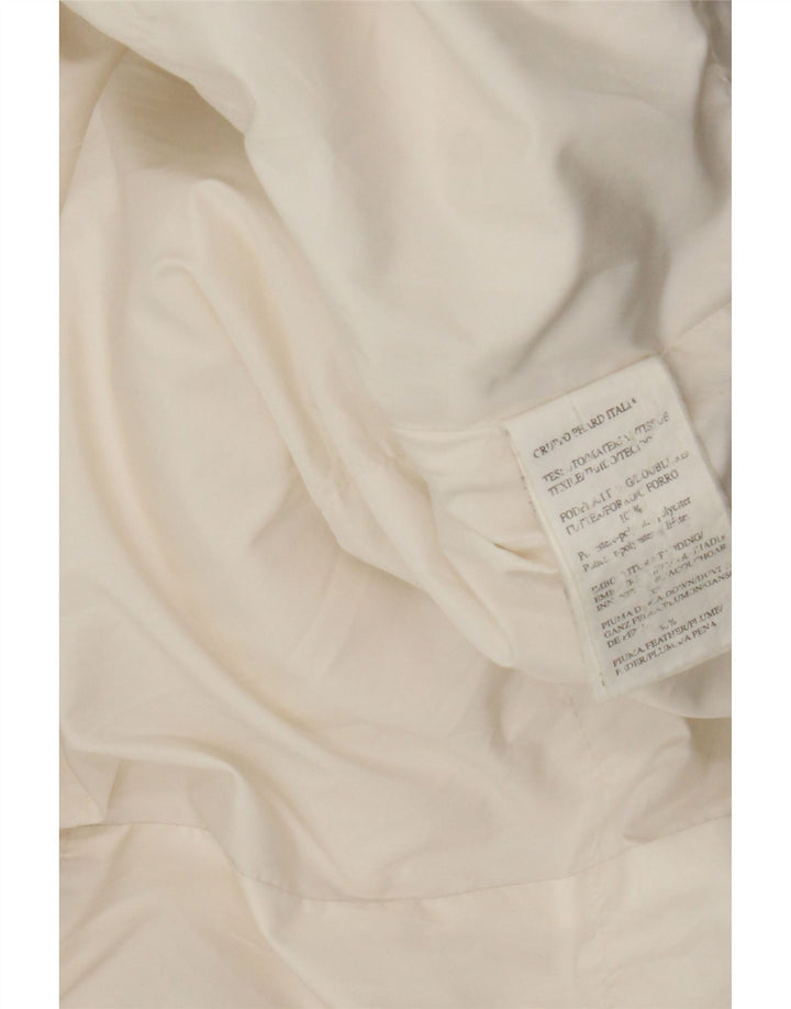 Cappotto imbottito da donna Phard UK 16 grande poliestere bianco